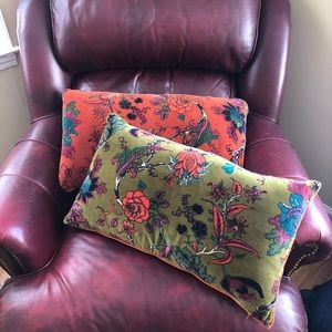 Velvet Throw Pillows from World Market